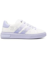 Bally - Myra Leather Low-Top Sneakers, Brand Size 36 Us - Lyst