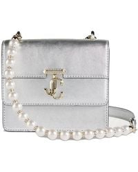 Jimmy Choo - Xs Avenue Quad Metallic Leather Crossbody Bag - Lyst