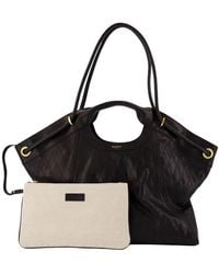 Balmain - Quilted Lambskin Tote Bag - Lyst