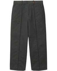 Burberry - Cotton Nylon Tailored Trousers, Brand Size 50 Waist - Lyst