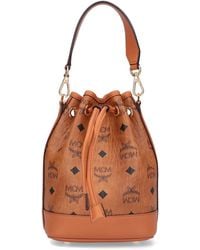 MCM - Mini Dessau Bucket Bag - Lyst