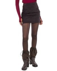 Burberry - Casia High-Waist Quilted Skirt, Brand Size 8 Us - Lyst