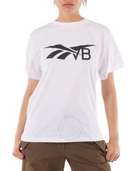 Reebok - X Victoria Beckham Logo T-shirt - Lyst