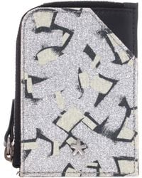 Jimmy Choo - Artwork Glitter Fabric Jc Cardholder - Lyst