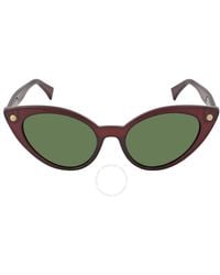 Lanvin - Green Cat Eye Sunglasses - Lyst