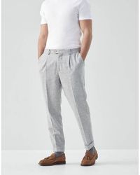 Brunello Cucinelli - Light Wool Trousers, Brand Size 50 (Us - Lyst