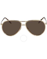 Burberry - Scott Dark Brown Pilot Sunglasses Be3135 110973 59 - Lyst