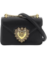 Dolce & Gabbana - Dolce & Gabbana Nappa Leather Devotion Shoulder Bag - Lyst
