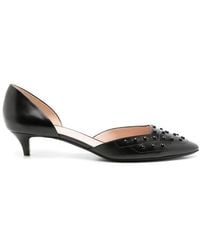 Tod's - Tod's Studded 35Mm Pointed-Toe Pumps - Lyst