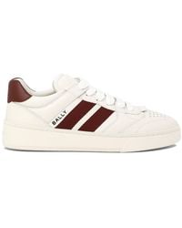 Bally - Rebby Leather Low-Top Sneakers - Lyst