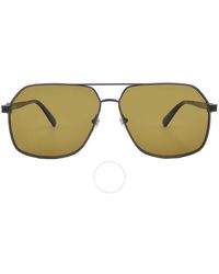 Moncler - Icepol Polarized Bronze Navigator Sunglasses Ml0264 08h 61 - Lyst