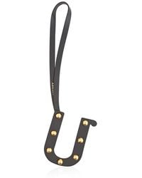 Burberry - Studded Leather Alphabet U Charm - Lyst