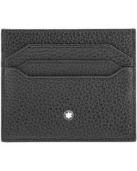 Montblanc - Grain Leather 6Cc Card Holder - Lyst