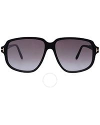 Tom Ford - Anton Smoke Gradient Square Sunglasses Ft1024 01b 59 - Lyst