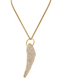Roberto Cavalli - Tone Crystal Necklace - Lyst
