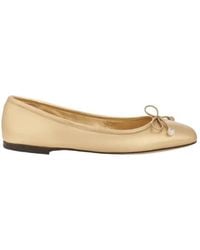 Jimmy Choo - Elme Nappa Leather Ballet Flats - Lyst