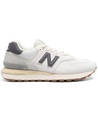New Balance - Suede And Mesh 574 Sneakers, Brand Us - Lyst