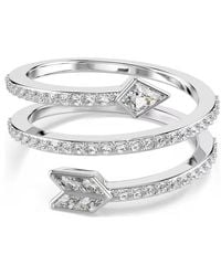 Swarovski - Idyllia Mixed Cuts Motif Ring - Lyst