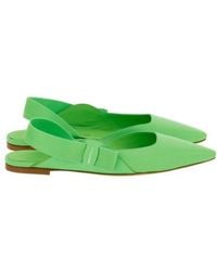 Ferragamo - Vania Vara Bow Slingback Ballet Flats - Lyst