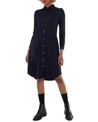 Thom Browne - Cotton Tuck Rib Shirtdress - Lyst
