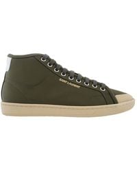 Saint Laurent - Court Classic Sl 39 Midtop Sneakers, Brand Size 38 Us - Lyst