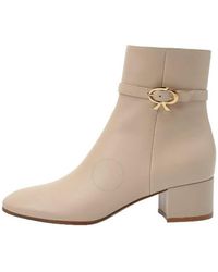 Gianvito Rossi - Mousse Nappa Ribbon Bootie - Lyst