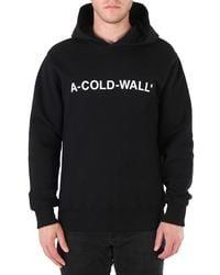 A_COLD_WALL* - A Cold Wall Essential Logo Cotton Hoodie - Lyst
