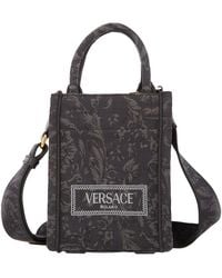 Versace - Barocco Athena Mini Tote Bag - Lyst