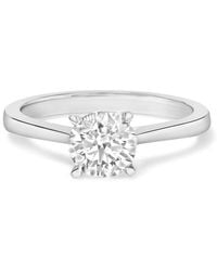 Haus of Brilliance - 14K 1.0 Cttw Round Lab Grown Diamond Eagle Claw 4-Prong Set Solitaire Engagement Ring - Lyst