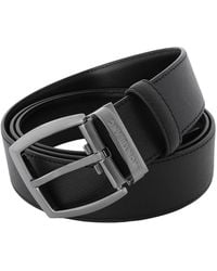 Montblanc - 35 Mm Saffiano Printed Leather Belt - Lyst