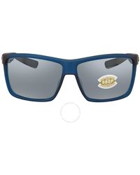 Costa Del Mar - Rinconcito Gray Silver Mirror Polarized Polycarbonate Sunglasses Ric 177 Osgp 60 - Lyst