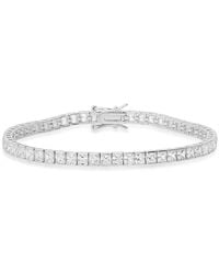 Kylie Harper - Sterling Princess-Cut Cubic Zirconia Cz Tennis Bracelet - Lyst