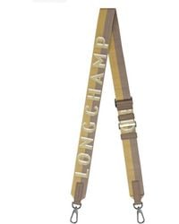 Longchamp - Shadow Logo Canvas Shoulder Strap - Lyst