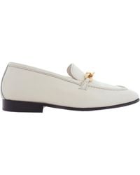 Jimmy Choo - Chain Embellished Diamond Tilda Loafers, Brand Size 38.5 Us - Lyst