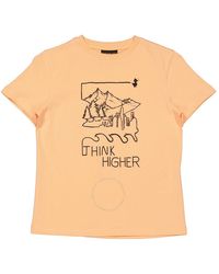 Save The Duck - Kids Papaya Think Higher Printed T-shirt - Lyst