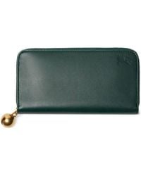 Burberry - Elmore Ekd Leather Zip Wallet - Lyst
