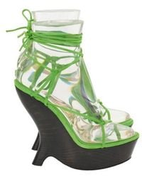 Ferragamo - Frida Platform Wedge Sandals - Lyst