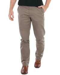 Burberry - Mid Rise Straight-Leg Cotton Trousers, Brand Size 48 (Waist - Lyst