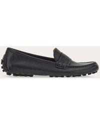 Ferragamo - Iside Driver Moccasins With Logo - Lyst