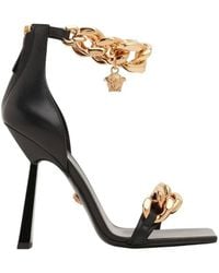 Versace - La Medusa Aevitas Chain Sandals - Lyst