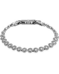 Swarovski - Angelic Rhodium- Plated Bracelet - Lyst