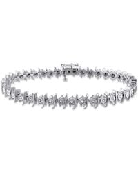 Amour - 1/2 Ct Tw Diamond Tennis Bracelet - Lyst