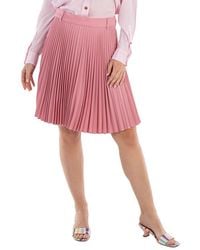 Burberry - Ladies Rosy Pleated Midi Skirt, Brand Size 8 (Us - Lyst