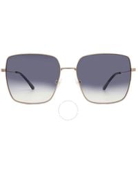 Calvin Klein - Blue Gradient Square Sunglasses Ck20135s 780 58 - Lyst