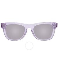 Burberry - Light Grey Mirror Silver Square Sunglasses Be4426 40956g 50 - Lyst