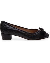 Ferragamo - Ornament Vara-Bow 40Mm Pumps - Lyst