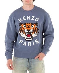 KENZO - Lucky Tiger Embroidered Sweatshirt - Lyst
