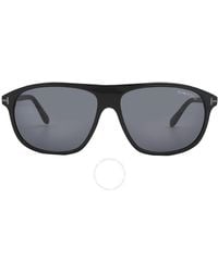 Tom Ford - Prescott Smoke Navigator Sunglasses Ft1027-n 01a 60 - Lyst