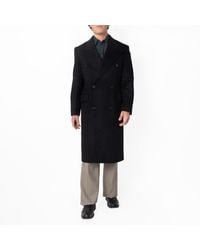 Burberry - Double-Breasted Cashmere Tailored Coat, Brand Size 52 Us - Lyst