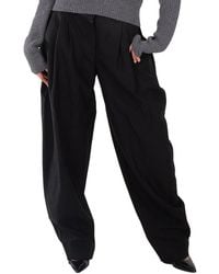 Stella McCartney - Ladies Pleated Wide-Leg Wool Trousers - Lyst